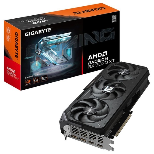 [GV-R9070XTGAMINGOC-16GD] Placa de Video Gigabyte RX 9070 XT Gaming OC 16G GDDR6