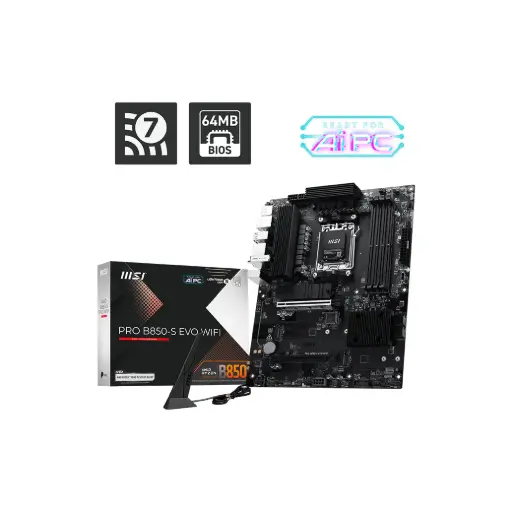 [PRO B850-S EVO WIFI] Placa madre MSI PRO B850-S EVO WIFI AM5 DDR5