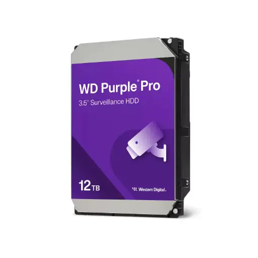 [WD122PURP] Disco rígido CCTV Western Digital Purple Pro 12TB 3.5" SATA 3.0 512MB 7200rpm