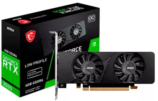 [VG-MSIRTX3050LP/6OC] Placa de Video MSI RTX 3050 LP 6GB GDDR6