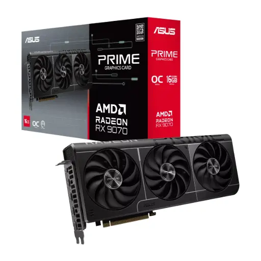 [PRIME-RX9070GRE-O12G] Placa de Video ASUS AMD Radeon PRIME RX 9070 O12G
