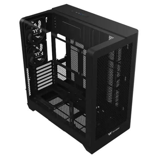 [CA-11F-00M1WN-00] Gabinete Thermaltake View 390 Air Mid Tower TG Curvo c/2 Coolers Negro