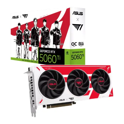 [T1-RTX5060TI-O8G-GAMING] Placa de Video Asus Nvidia GeForce T1 RTX 5060 TI 08