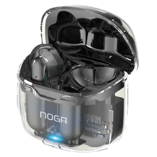 [NG-BTWINS35] Auricular bluetooth Noga Twins 35 bluetooth 5.3 transparentes táctil llamadas 