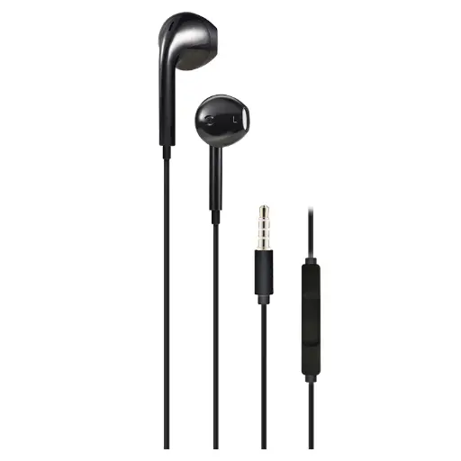 Auricular manos libres Noga NG-1600 Negro llamadas miniplug