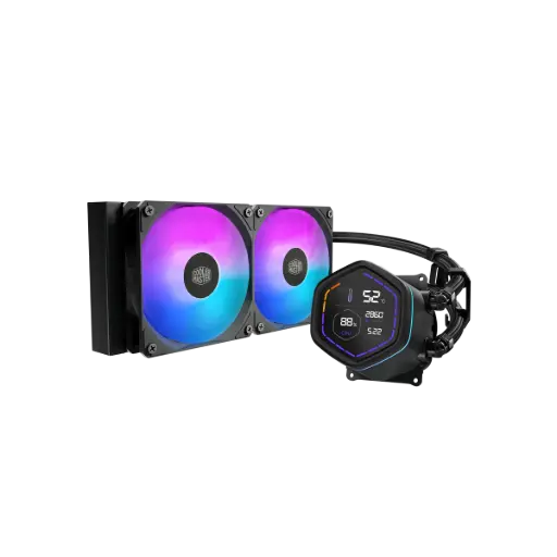 [MLX-D24M-A18PA-RD] Water Cooler Cooler Master MasterLiquid Core NEX Digital 240 ARGB Black