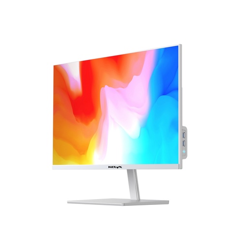 [KLBMR-AIO-A23RM5] Computadora AIO Kelyx 23.8" AMD Ryzen 5 7535U IPS Full HD 8Gb M.2 256Gb Teclado+Mouse W11H White