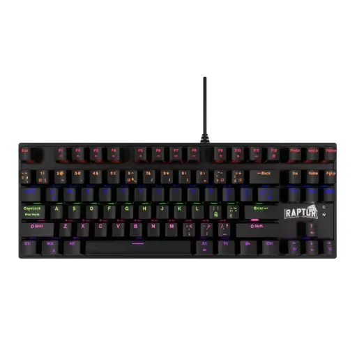 [RAP-TEC-MEC-87-SN] Teclado Gamer Raptor Fireclaw M87 Mecanico Switch Red Outemu
