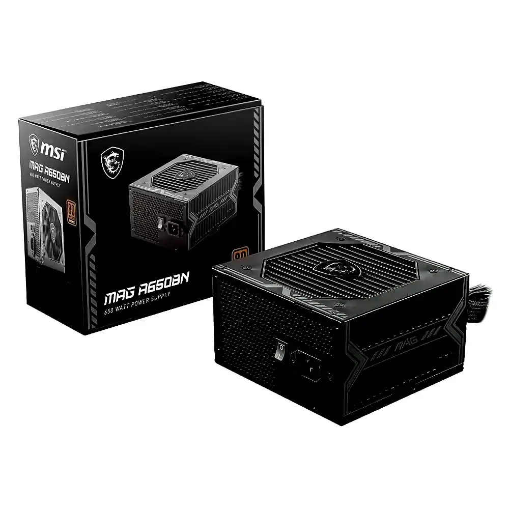 [MAG A650GN II] Fuente pc Msi MAG A650GN II 650W 80 Plus Gold