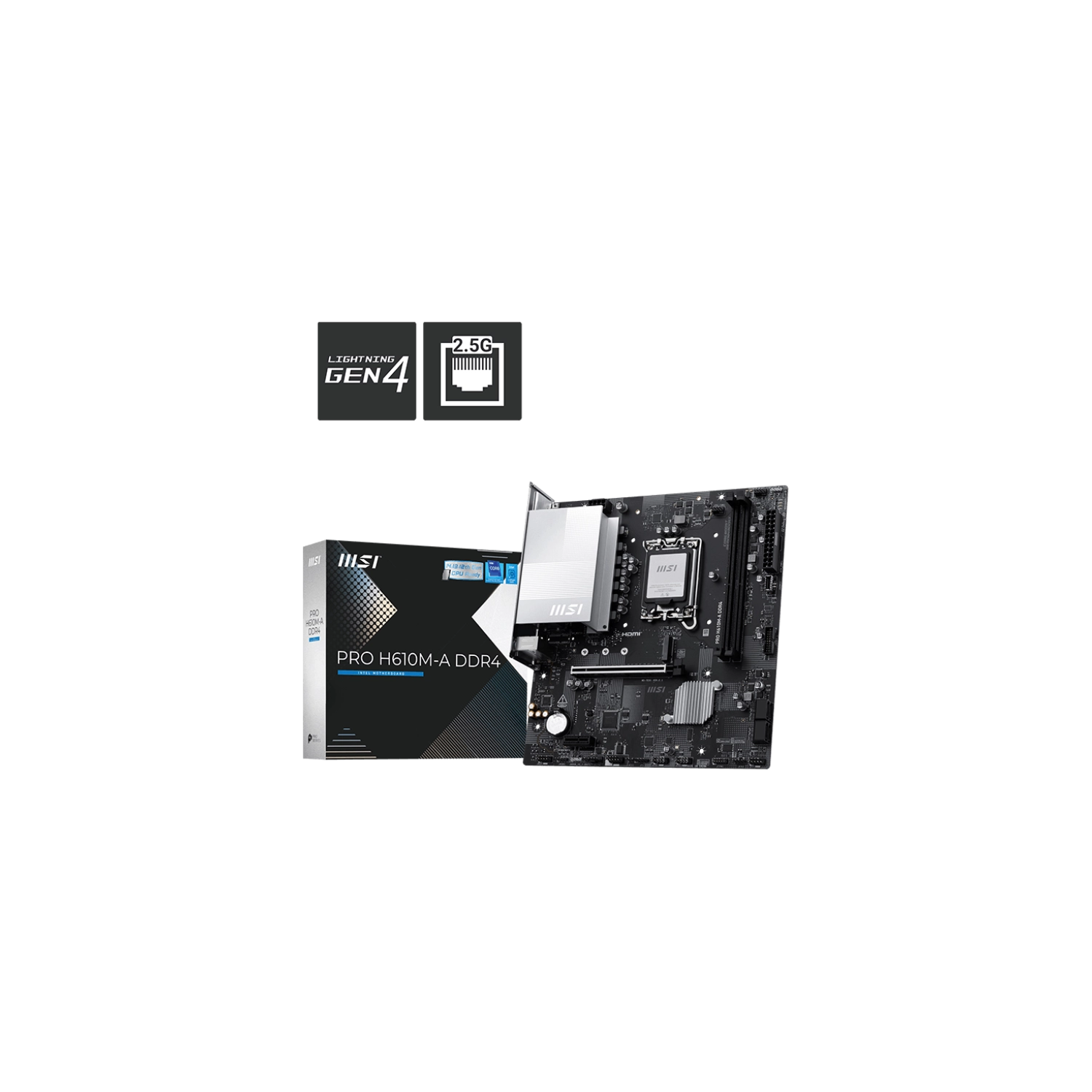 [PRO H610M-A DDR4] Motherboard MSI PRO H610M-A LGA 1700 DDR4