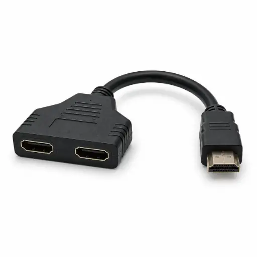 [114201003] Splitter Hdmi 1 a 2 puertos notebook proyector monitor