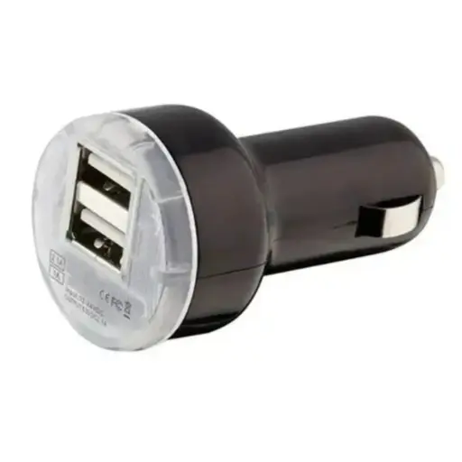 [23545] Cargador de auto 12v 2 usb 2A kolke s/cable