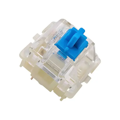 [18726] Switch tecla cherry mx blue rgb para teclado mecanico 3 pines 2 contactos 1 traba plastica