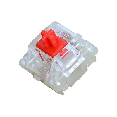 [18727] Switch tecla cherry mx red rgb para teclado mecanico 3 pines 2 contactos 1 traba plastica