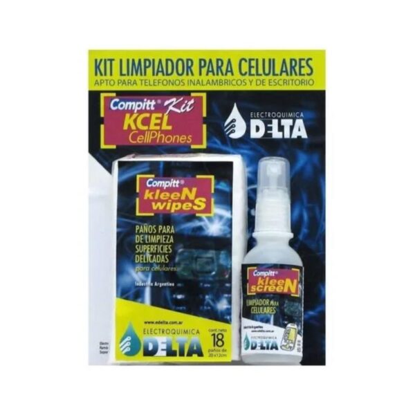 Kit de limpieza de celulares Compitt Kcel Delta