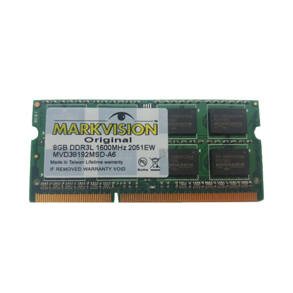 Memoria Notebook Markvision 8GB DDR3L 1600MHz CL11 1.35V