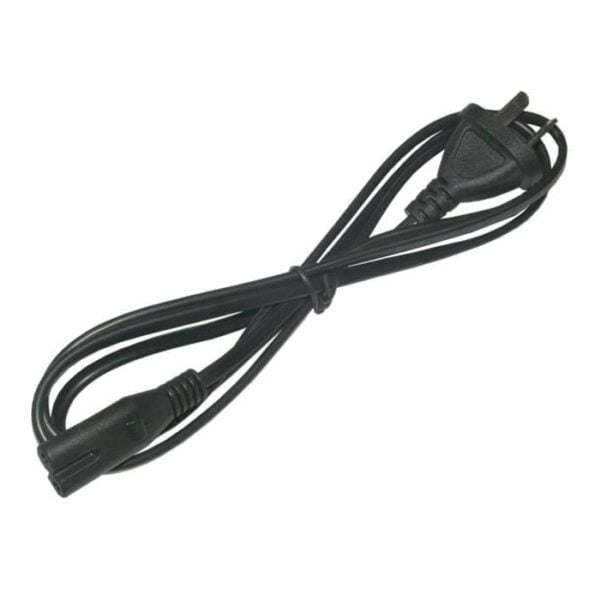 Cable energя┐╜a power 220v tipo 8 Nisuta 2x0.75mm2 de 1.5m norma IRAM
