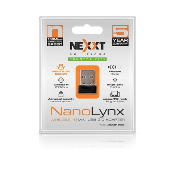 Placa de red Wifi USB Mini Nexxt 150MBPS Nanolinx