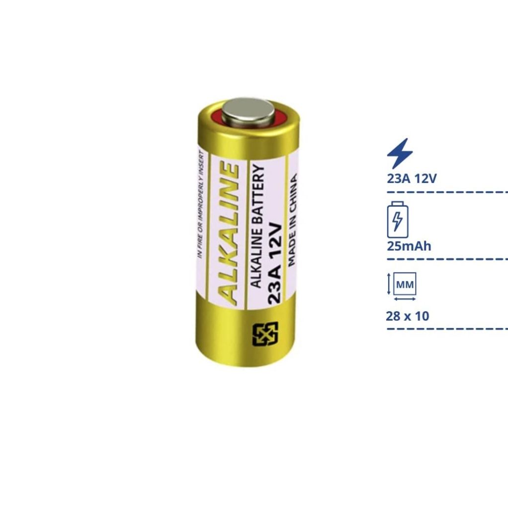 Batería alcalina de 5x23 A y 12V, pila seca primaria, 23 A23, 23GP, MN21,  L1028, MS21, V23GA, VR22